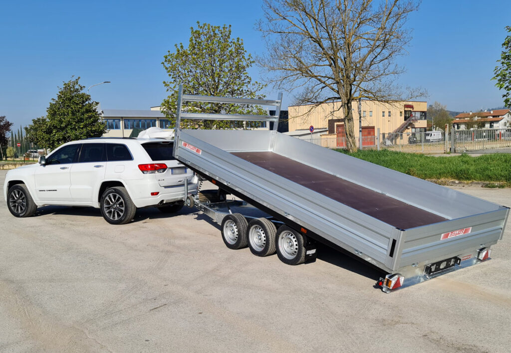 On road tipper trailer